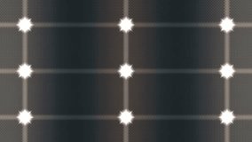 Multiple stars flashing in rows and columns abstract overlay retro old tv screen glitching effect vintage pixel noise flicker digital distortion futuristic motion background 4k - Powered by Shutterstock - Get 15% off with code: PIKWIZARD15