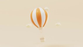 
Loop animation of cartoon hot air balloon, 3d rendering 4k - Powered by Shutterstock - Get 15% off with code: PIKWIZARD15