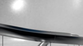 3D render of golden Bitcoin rolling toward green upward arrow at metallic price direction junction - Powered by Shutterstock - Get 15% off with code: PIKWIZARD15