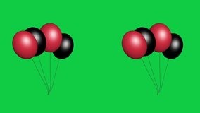 animation of on red and black balloons, black friday concept. - Powered by Shutterstock - Get 15% off with code: PIKWIZARD15