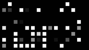 abstract animation, grid of pulsating white squares on black background, data processing, computing, errors, system analysis themes, algorithmic computation and information flow - Powered by Shutterstock - Get 15% off with code: PIKWIZARD15