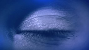 High tech cyber eye spy technology hologram, virtual eye internet control surveillance digital invigilation background coding. eye cyber security. futuristic technology digital technology abstract. - Powered by Shutterstock - Get 15% off with code: PIKWIZARD15