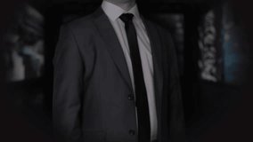 Businessman interacting with digital content in futuristic virtual interface - Powered by Shutterstock - Get 15% off with code: PIKWIZARD15