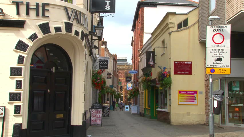 Exeter, Uk - September 2012: Stock Footage Video (100% Royalty-free