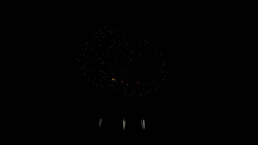 New year 2025 20256 firework exploding in the night sky. Fireworks are pyrotechnic devices designed for entertainment, primarily used in celebratory displays. new year party or celebration event.