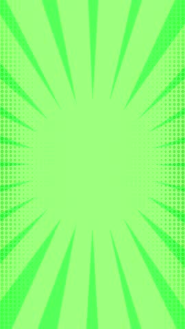 Abstract Anime and Pop art Background with sun shapes and polka dots.