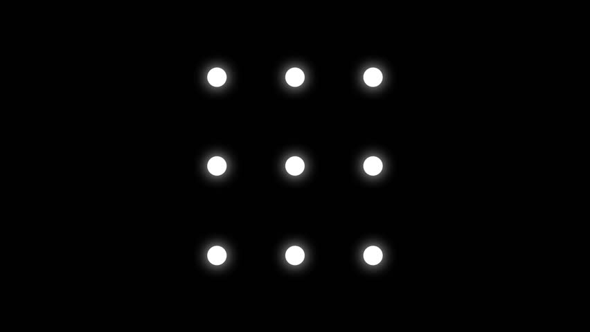 Draw pattern unlock icon animation isolated on black background - Powered by Shutterstock - Get 15% off with code: PIKWIZARD15