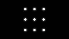 Draw pattern unlock icon animation isolated on black background - Powered by Shutterstock - Get 15% off with code: PIKWIZARD15