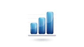A 3D bar graph showing business improvement, data analytics, or financial performance growth. - Powered by Shutterstock - Get 15% off with code: PIKWIZARD15