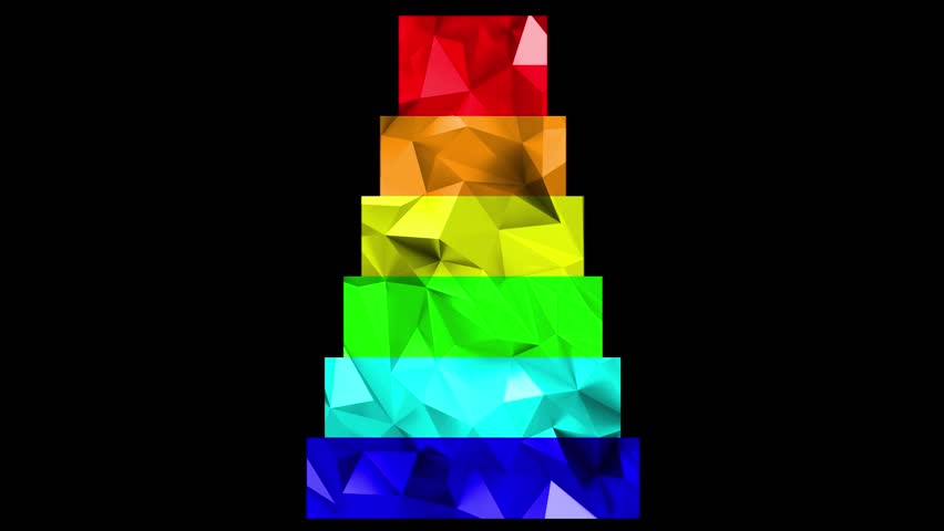 Unique 3D Projection video Mapping Show on an Elegant Six-Tier Wedding Cake for Luxury Weddings, Celebrations, and Special Events