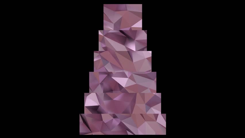 Unique 3D Projection video Mapping Show on an Elegant Six-Tier Wedding Cake for Luxury Weddings, Celebrations, and Special Events