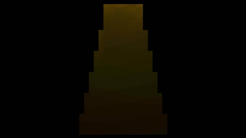 Unique 3D Projection video Mapping Show on an Elegant Six-Tier Wedding Cake for Luxury Weddings, Celebrations, and Special Events