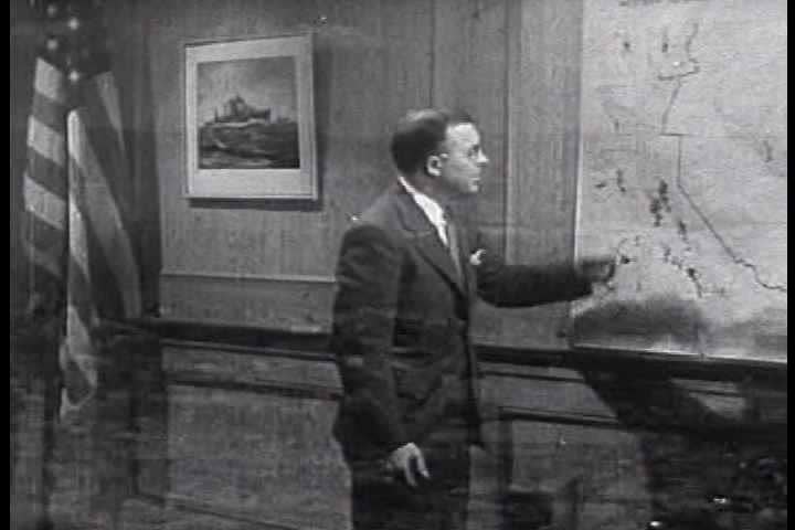 1940s - American propaganda film from 1942 describing internment of Japanese Americans in War Relocation Camps.