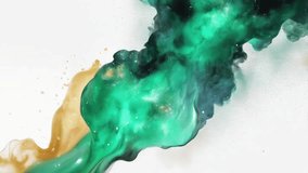 This motion graphic video features rich, abstract fluid or resin movements, resembling fluid acrylic art. - Powered by Shutterstock - Get 15% off with code: PIKWIZARD15