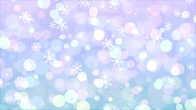 Winter Gradient Background with Snowflakes and Glittering Pastel Bokeh Particles. - Powered by Shutterstock - Get 15% off with code: PIKWIZARD15