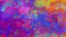Vibrant liquid paint turbulent swirling animation background featuring high saturation inks blending in intense, abstract fluid motion, chaotic abstract color flow backdrop - Powered by Shutterstock - Get 15% off with code: PIKWIZARD15
