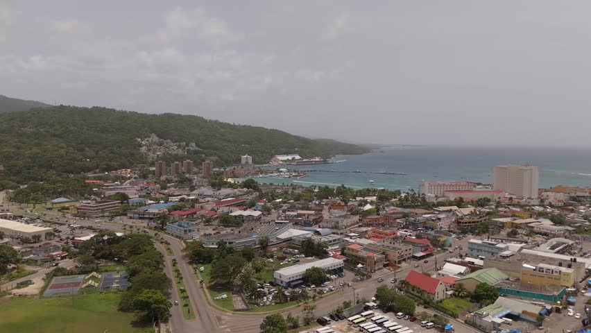 Sunny day In Ocho Rios Jamaica