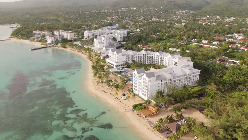 Summer Aerial View On The North coast Of Jamaica