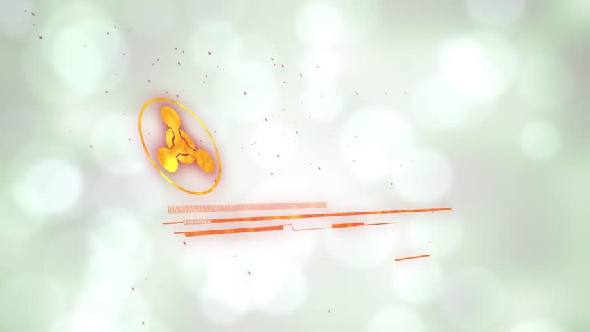 Black balloons drifting in, colliding with orange alert, shattering logo, signaling urgent action. Abstract, digital, animation, emblem, bokeh, debris, confetti