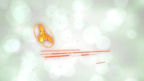 Black balloons drifting in, colliding with orange alert, shattering logo, signaling urgent action. Abstract, digital, animation, emblem, bokeh, debris, confetti - Powered by Shutterstock - Get 15% off with code: PIKWIZARD15