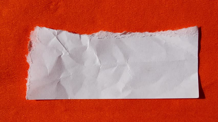 Social media marketing message writing on ripped torn paper background