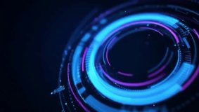 futuristic, HUD, holographic, interface, neon, technology, tech background, sci-fi, loop, seamless, 4K, abstract, digital, cyberspace, UI, motion graphics, data visualization, high-tech, corporate vid - Powered by Shutterstock - Get 15% off with code: PIKWIZARD15