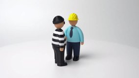 Collaboration between a developer and criminals. Resolving problems illegally. Corruption, bribery, and gray business schemes. Law enforcement, compliance, ethical business practices. - Powered by Shutterstock - Get 15% off with code: PIKWIZARD15