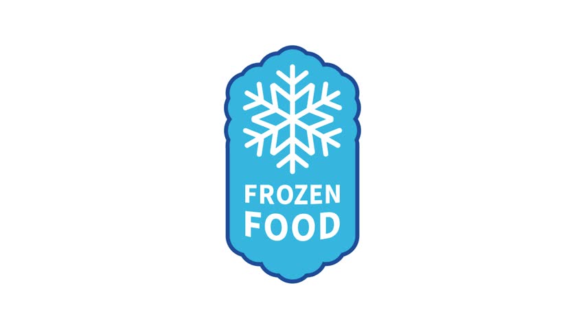 Frozen food animation icon. 60fps