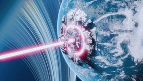 Futuristic science fiction spaceship traveling through a distant galaxy, advanced spacecraft with glowing engines, interstellar exploration, cosmic scenery, sci-fi universe with planets, stars, and fu - Powered by Shutterstock - Get 15% off with code: PIKWIZARD15