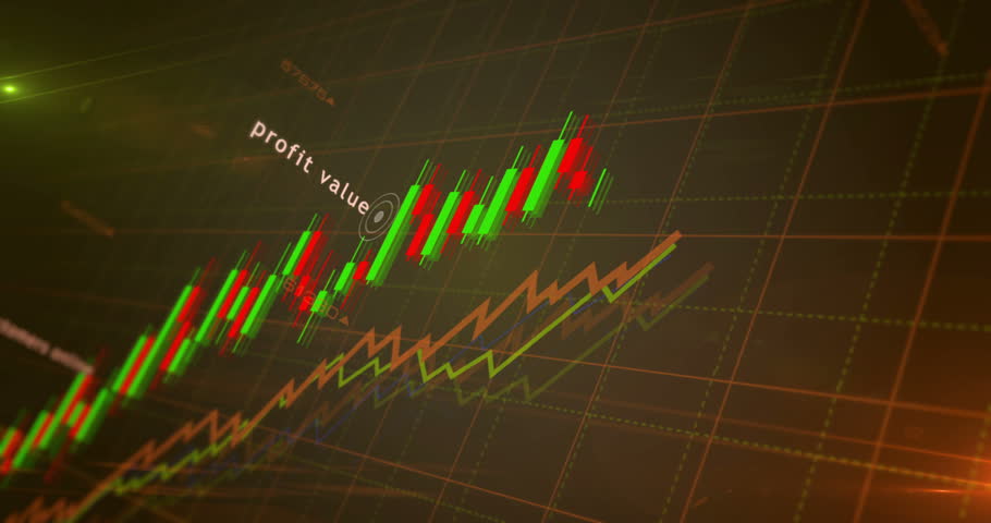 Ecommerce shopping online business charts and graphs diagram seamless and loopable concept