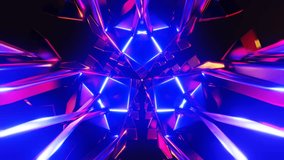 Kaleidoscope neon sculpture glow shards swirling in dark studio atmosphere - Powered by Shutterstock - Get 15% off with code: PIKWIZARD15