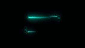 Futuristic Neon Geometric Shapes Abstract Background Glowing Cyan Lines on Black Digital Technology Concept - Powered by Shutterstock - Get 15% off with code: PIKWIZARD15