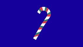 Triple color candy cane animation  - Powered by Shutterstock - Get 15% off with code: PIKWIZARD15