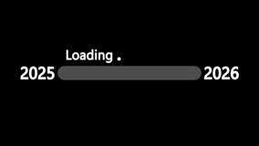New year 2025 to 2026 loading concept. Year change concept. - Powered by Shutterstock - Get 15% off with code: PIKWIZARD15
