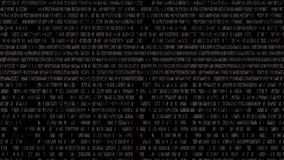 Futuristic digital interface with Glitch Symbols Overlay featuring random code for sci-fi video editing - Powered by Shutterstock - Get 15% off with code: PIKWIZARD15