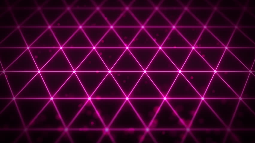 Simple Triangle Grid and Bokeh Ball Short Loop – Pink