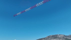 Aerial Video of Cranes Lifting Materials on Large Construction Site - Powered by Shutterstock - Get 15% off with code: PIKWIZARD15