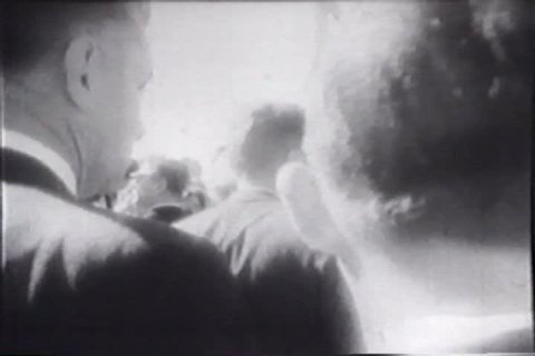 1960s - Raw silent news footage of events leading up to the John F. Kennedy assassination.