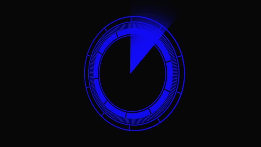 Futuristic Blue Radar Scope with Scanning Beam on Black Background circle. Digital blue radar with rotating scanning beam on dark background in hd sleek futuristic interface visualization - Powered by Shutterstock - Get 15% off with code: PIKWIZARD15