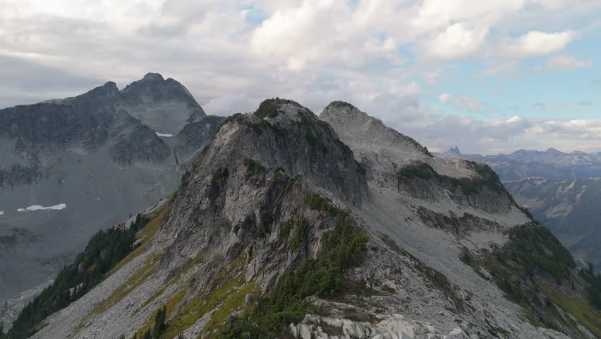 Majestic Peaks and Rugged Terrain of British Columbia, Canada
