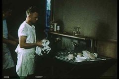 1960s - Example of poor restaurant hygiene and sanitation are demonstrated.