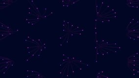 A grid of interconnected purple and blue lines with white dots, creating a complex network against a dark background, showcasing an intricate and interconnected system - Powered by Shutterstock - Get 15% off with code: PIKWIZARD15