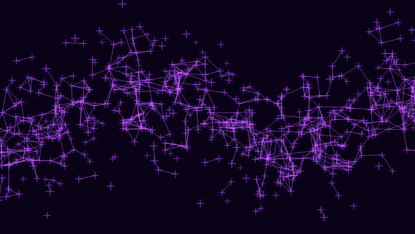A stunning visualization of a celestial network under the night sky, showcasing glowing stars interconnected by vibrant purple lines with planets scattered around - Powered by Shutterstock - Get 15% off with code: PIKWIZARD15