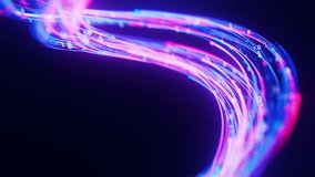 Big data light speed flow by double helix. DNA digital data stream of quantum computing. Cyberspace of neural network helix. Modern tech information transmission. - Powered by Shutterstock - Get 15% off with code: PIKWIZARD15