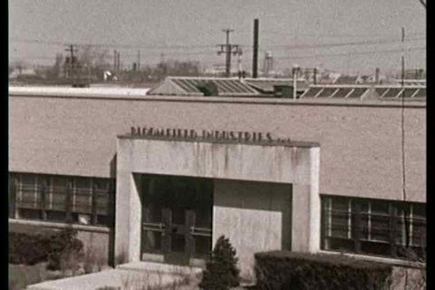1960s - Beatrice Foods new accusation Bloomfield Industries plant in Chicago is toured and we see metal stamping machinery forming cookware.