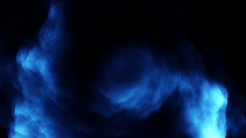 A striking blue spiral set against a deep black backdrop. The image evokes a sense of a vortex or a black hole, conveying a mysterious and captivating aesthetic