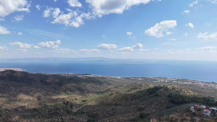 Stunning Aerial Coastal Landscape View