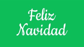 feliz navidad spanish merry christmas handwritten lettering text calligraphy animation green screen video footage - Powered by Shutterstock - Get 15% off with code: PIKWIZARD15