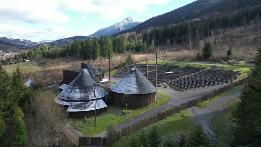 Amphitheater in Terchová, Žilina region, Slovakia