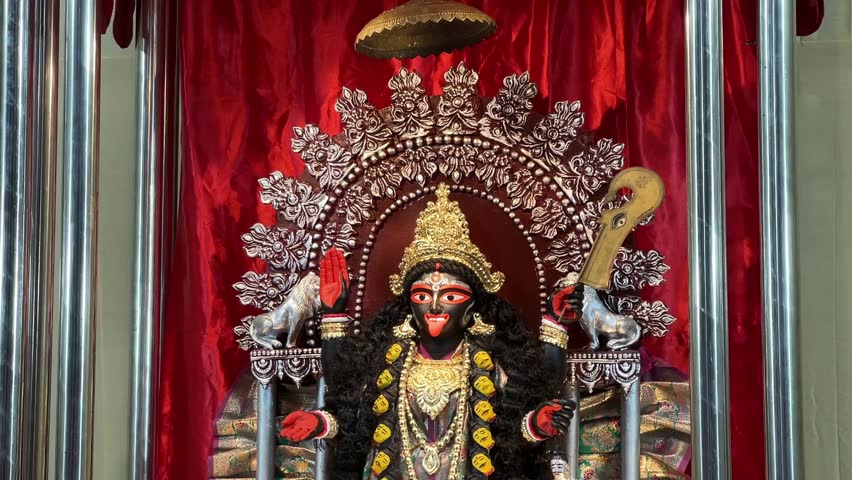 Beautiful Kali Maa idol in Kolkata 